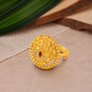 Meenakari Gold Ring — 22KT
