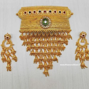 Rajasthani Gold Necklace — 22KT