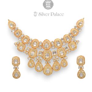 Kundan Silver-Gold Necklace